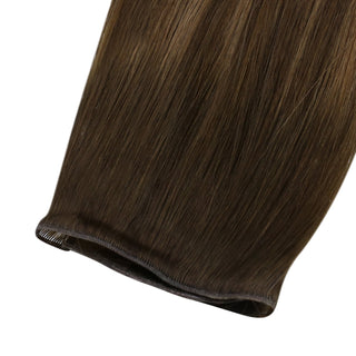 Full Shine Genius Weft Hair Extensions 100% Virgin Human Balayage (#DU)-Virgin Genius Hair Weft-Full Shine