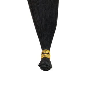 sew in weft hair extensions Brown Full Shine Hand Tied Weft Hair Extensions 100% Virgin Human hair extensions