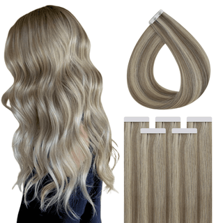 Luxurious Length and Volume: Achieve flawless length and volume with our premium Virgin Tape Hair Extensions, designed for a natural and seamless blend.