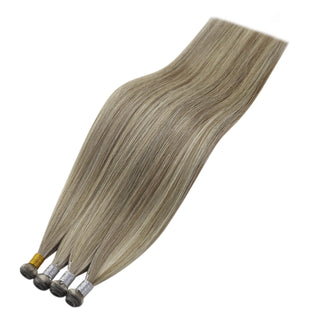 Brazilian hair extensions 100% real human hair genius weft hybrid weft extensions for women