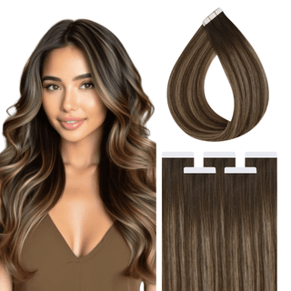 Luxurious Length and Volume: Achieve flawless length and volume with our premium Virgin Tape Hair Extensions, designed for a natural and seamless blend.