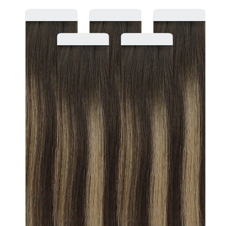 Silky Smooth Texture: Experience the silky smooth texture of our Virgin Tape Hair Extensions, perfect for creating stunning, natural-looking hairstyles.