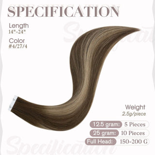 seamless tape in hair extensions