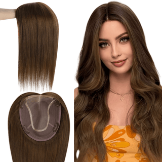 Fullshine Hair Extensions crafted from 100% human hair, featuring a luxurious virgin hair topper designed to enhance your hairstyle with natural volume and seamless integration.