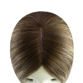 Silk Base Hair Topper made from 100% human hair, known for its high quality and natural appearance, providing confidence and style with every wear.