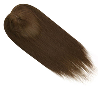 Fullshine Hair Topper tailored for women with thin hair, utilizing a mono base for a realistic scalp appearance and added confidence.