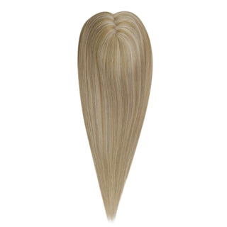 Mono Base Hair Topper with a large 6x7 inch base, ensuring long-lasting wear and a realistic scalp appearance that blends effortlessly with your own hair