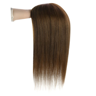 Virgin Hair Topper by Fullshine, known for high-quality extensions that seamlessly integrate with your natural hair, enhancing thickness and texture.