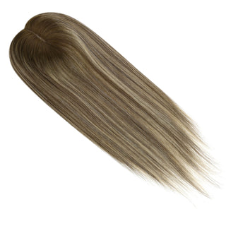 Fullshine Virgin Hair Topper designed specifically for women with thin hair, offering superior quality and seamless integration for a natural look.