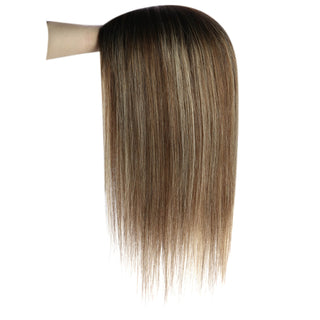 Virgin Hair Topper by Fullshine, known for high-quality extensions that seamlessly integrate with your natural hair, enhancing thickness and texture.