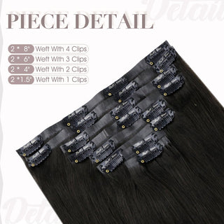 best natural clip in hair extensions