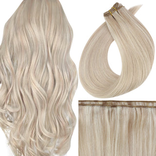 weft tape in extensions virgin hair