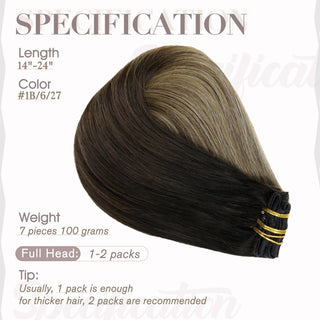 16 inch clip hair extensions