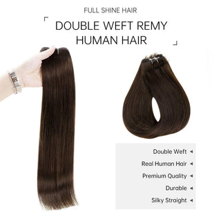 sew in weft human hair extensions