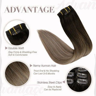 clip hair extensions human hair