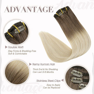 thick clip in hair extensions