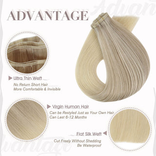 invisible weft hair extensions