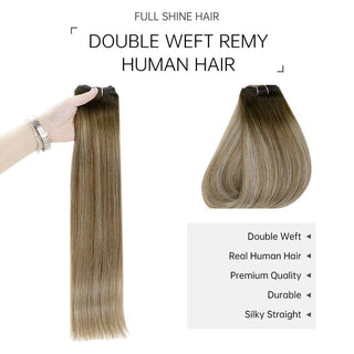 sew in weft human hair extensions